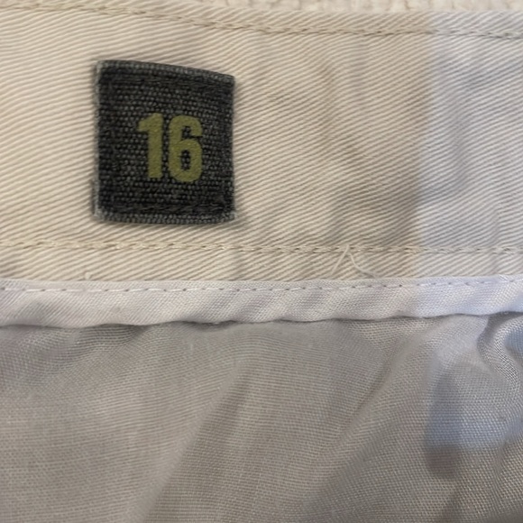 Old Navy khaki pants plain front adjustable waist pockets 100% cotton boys 16 - Picture 13 of 13